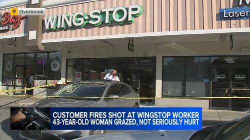 Wingstop employee shot in the Overbrook section of Philadelphia