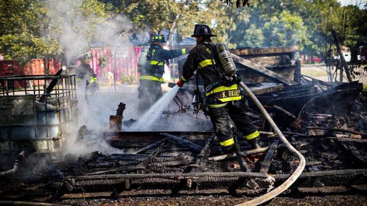 Firefighters contain blaze on N. Bouknight Ferry Road in Saluda County