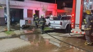 Salida de Bomberos por incendio en una vivienda en Alem 441