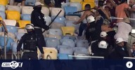 Palazos y balas de goma en el Maracaná: el ataque de la policía brasileña a los hinchas de Lanús