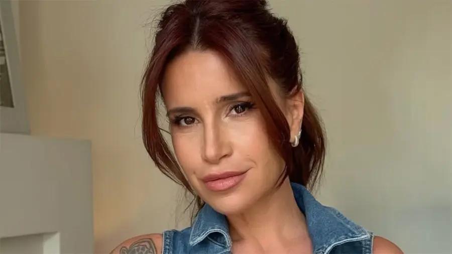 Enterito de jean y texanas blancas: El look ochentoso de Florencia Peña en las redes