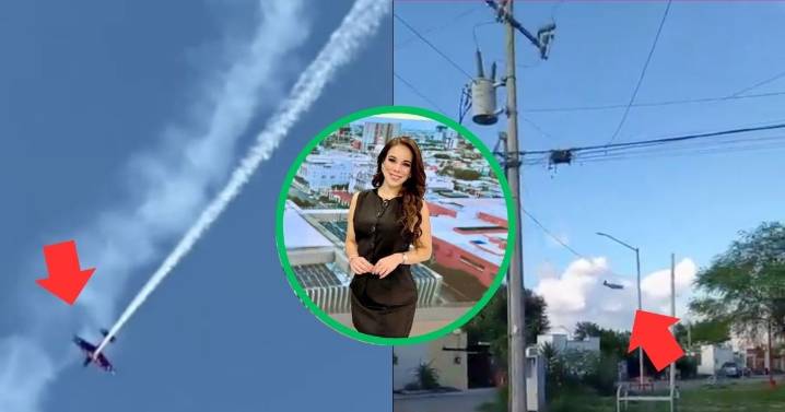 Captan en video el momento exacto en que cayó la avioneta en la que murió la conductora Débora Estrella