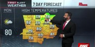 Much drier day ahead for Sunday