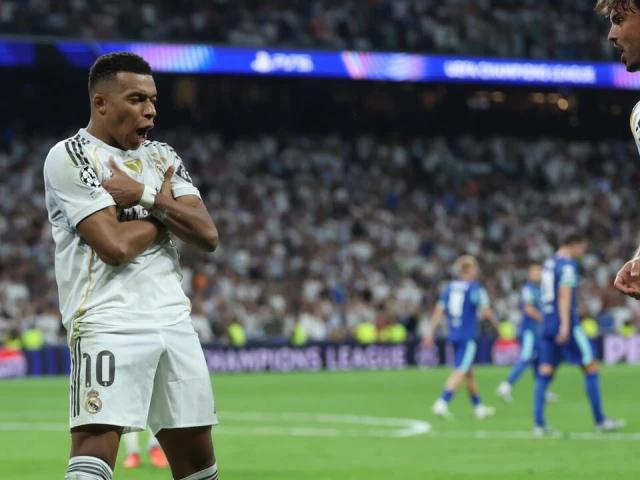 Mbappe penalty double gives Real Madrid opening win over Marseille