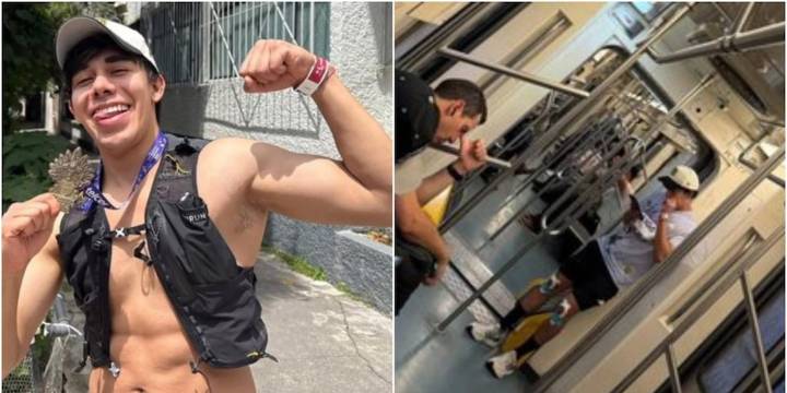 Acusan a Sonrixs de hacer trampa y usar el Metro en pleno Maratón CDMX 2025: estos fueron los datos reales de su chip