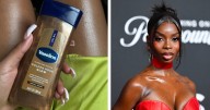 Vaseline Glazed and Glisten Body Oil Review With Photos
