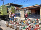 Más de 200 mil familias atendidas por Gas Drácula en agosto