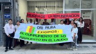 Trabajadores de Indecopi realizan protesta nacional exigiendo cumplimiento de derechos laborales