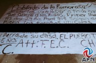 Amenazan a familias de La Rumorosa con "narcomanta"