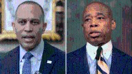 Jeffries praises Eric Adams for serving ‘courageously’
