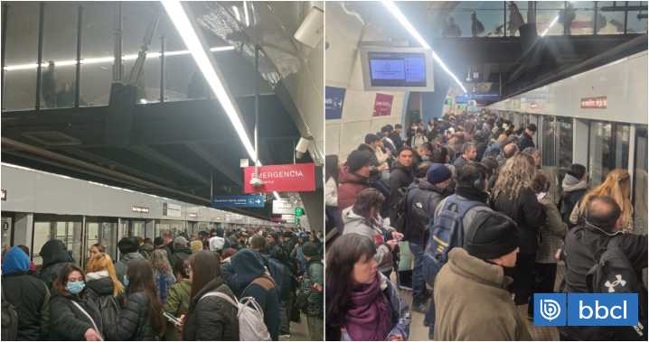 Metro de Santiago informa que la Línea 6 presenta retraso en su frecuencia