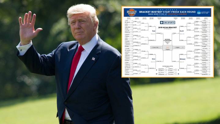 Better Late Than Never: Trump Just Unveiled His NCAA Bracket And He Nailed Every Prediction