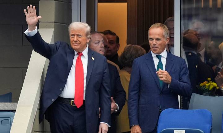 Se retrasa la final del US Open por seguridad tras la presencia de Donald Trump