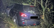 Mangled Nissan Qashqai found crashed into trees in Nuneaton