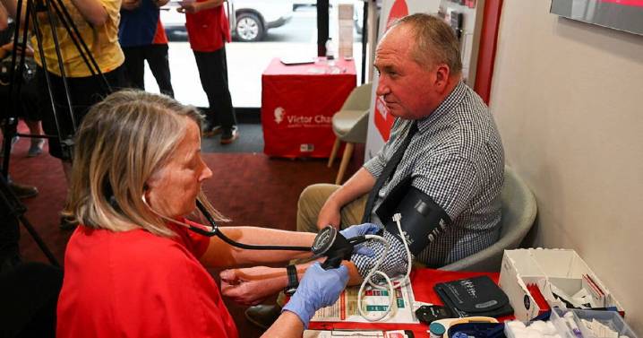 Barnaby Joyce calls for heart health checks in Tamworth