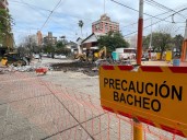 Hasta el lunes habrá desvíos en avenidas Castelli y Rodríguez Peña, por obras de bacheo en Cocomarola y Cervantes