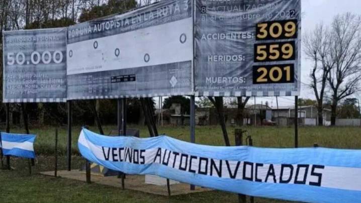 AUTOVÍA YA . "Nos hubiera gustado entregarle el petitorio al ministro Sturzeneger"