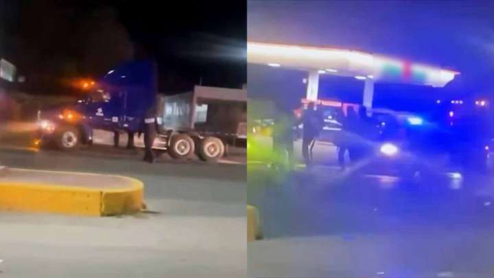 Trailero Desata Persecución con Disparos Después de Intentar Arrollar a Policías en Arteaga
