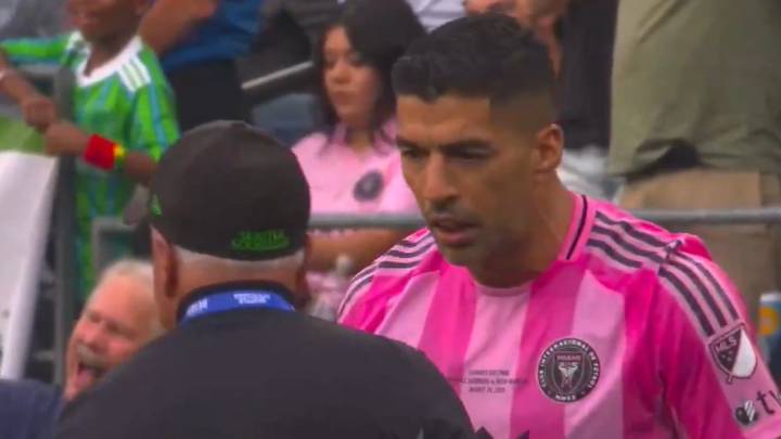 Luis Suárez escupió a entrenador rival: video desata la indignación en Estados Unidos
