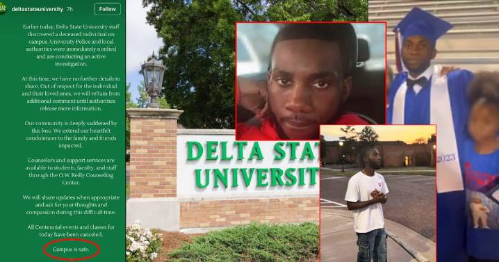 Universitario negro fue encontrado colgando de un árbol en campus con ambas piernas rotas; dudan si fue linchamiento racial o suicidio