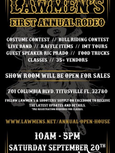 Don’t Miss Lawman’s & Shooter’s Supply’s First Annual Rodeo - September 20th | Soldier Systems Daily Soldier Systems Daily