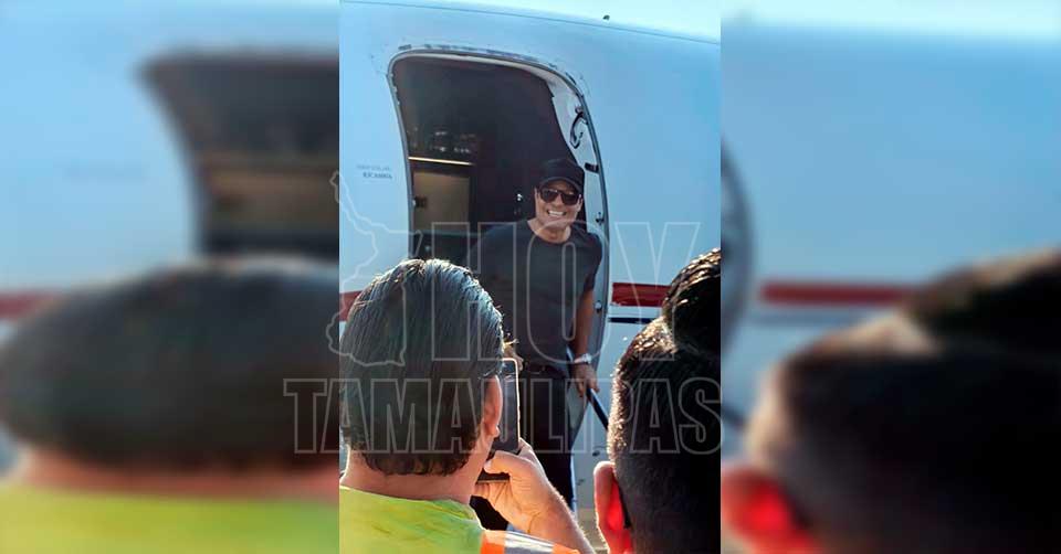 Lleg? Chayanne a Tampico; fans lo reciben entre emoci?n y seguridad