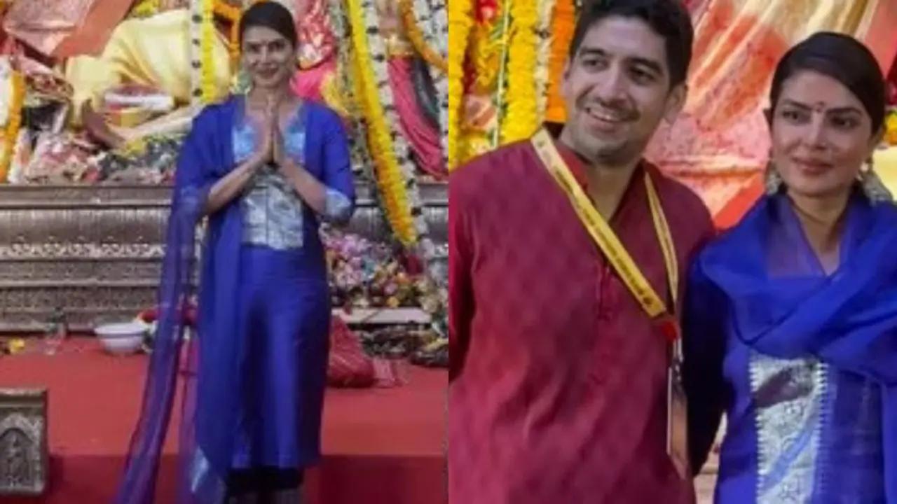 INSIDE Priyanka Chopra’s desi Durga puja moments with Ayan Mukerji and Tanishaa Mukerji