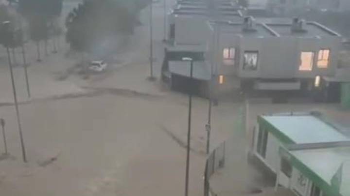 Inundacións, rescates e problemas no transporte en Aragón, Comunidade Valenciana e Cataluña
