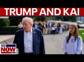 President Trumps speaks ahead of Ryder Cup 2025
