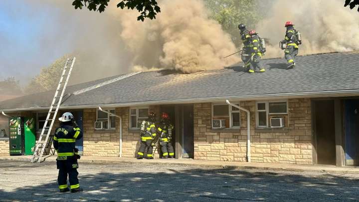SBFD responds to motel fire Friday morning