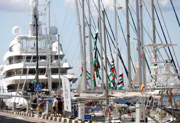 Seis colombianos hacen parte de la flotilla Global Sumud que se dirige hacia la Franja de Gaza