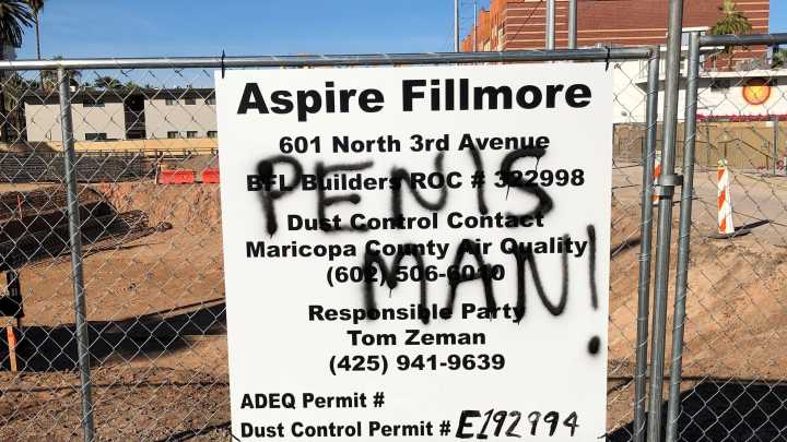 Tempe police arrest man in connection with 'penis man' graffiti