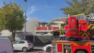 Evacuados varios colegios por un incendio en un centro de Protección Civil en Rivas
