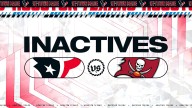 Texans Inactives: Week 2 vs Tampa Bay Buccaneers