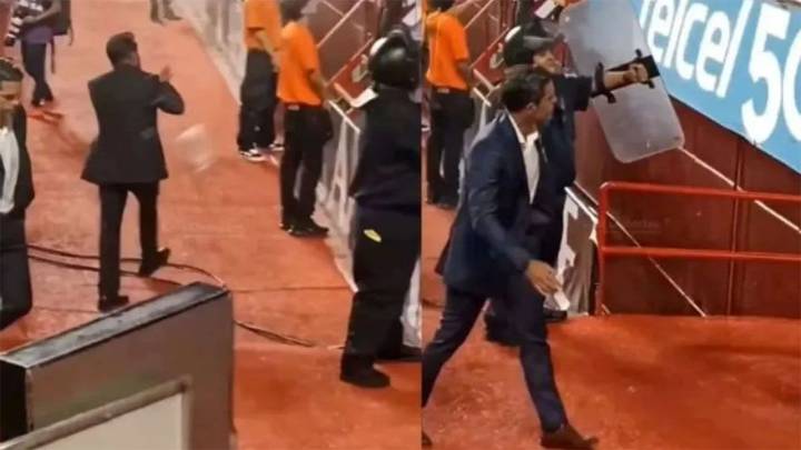Video: la gran agresión que sufrió Fernando Gago tras la caída del Necaxa de México