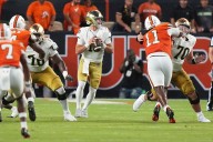 CJ Carr impresses in first career start as Notre Dame QB in loss