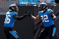 Panthers dominate Falcons 30-0 for first win of the season