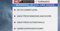 What to do during a tornado warning