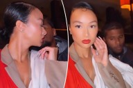 Draya Michele, Jalen Green put on united front in PDA video after NYFW fight