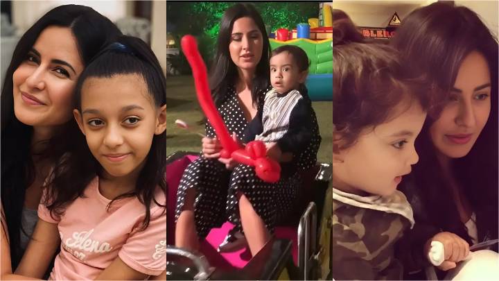 Katrina Kaif's old pics with Salman's nephew Ahil, Kabir Khan's daughter that made fans melt
