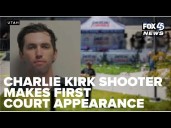 WATCH: Suspected killer of political activist Charlie Kirk in court