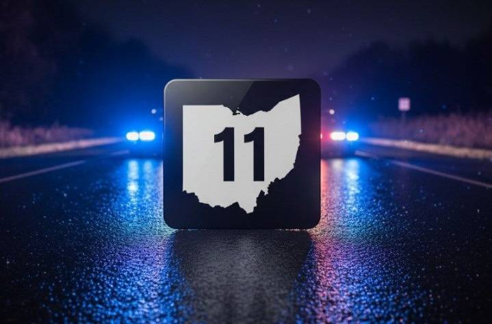 Semi overturns on Route 11 in Ashtabula County