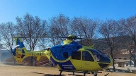 Trasladado al hospital un hombre tras caer desde un tejado en Tapia de la Ribera
