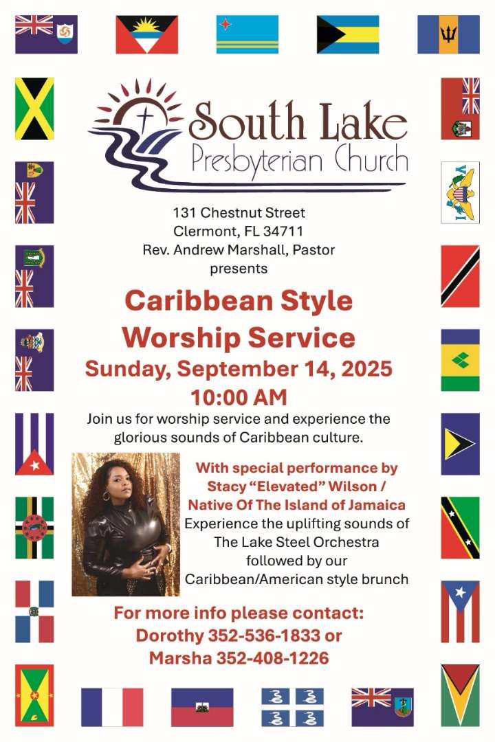 South Lake Presbyterian Church Announces It’s Annual Caribbean Sunday              