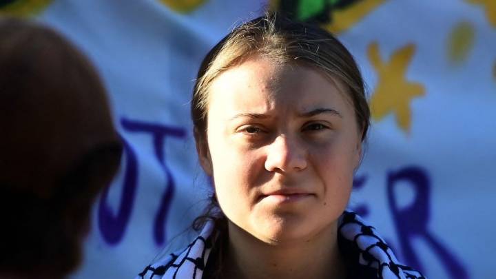 Las tormentas obligan a retroceder a la flotilla de Gaza con Greta Thunberg