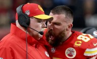 Video: Andy Reid and Travis Kelce have heated exchange on the Chiefs’ sideline during game vs Giants