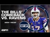 Josh Allen SHINES & somehow the Ravens ‘CRUMBLE IN THE END’ 