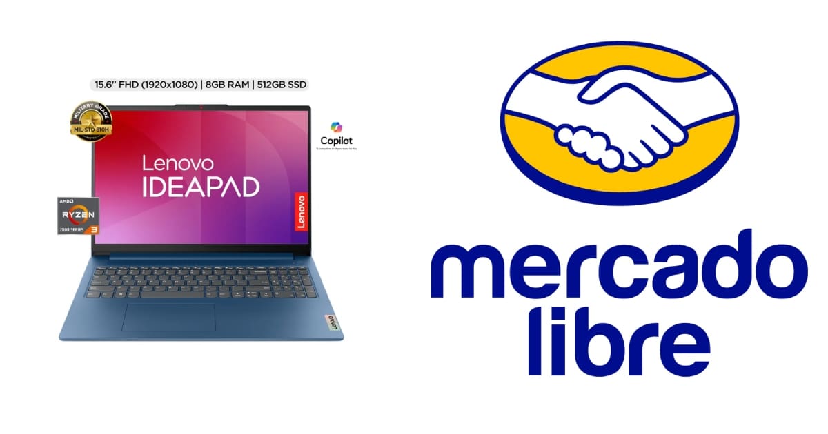 Laptop Lenovo con 40% de descuento: la oferta imperdible de Mercado Libre
