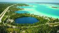 Entrega Federación playas para el público en Bacalar y Paraíso