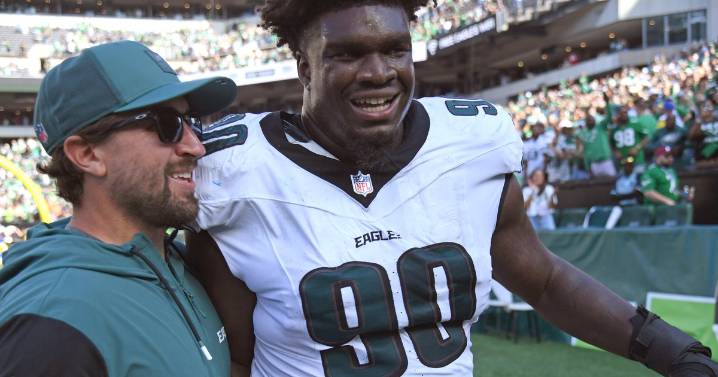 Handing out 10 awards from the Eagles